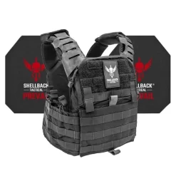 Shellback Tactical Banshee Elite 2.0 Active Shooter Kit With Level IV Model 4S17 Armor Plates. -We Bring Outdoor tactical gear shop to Life. BP4045 BLK 1500 1 1