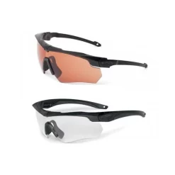 ESS Crossbow Suppressor Sunglasses 2X+ Plus Eyeshields With 3 Lenses. -We Bring Outdoor tactical gear shop to Life. EW312 BLK 1500 2 1