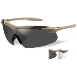 Wiley X WX Vapor Tactical Sunglasses. -We Bring Outdoor tactical gear shop to Life. EW7011 TAN CLRGRY 1500 1 1