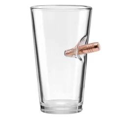 Ben Shot "Bulletproof" 16oz Pint Glass.