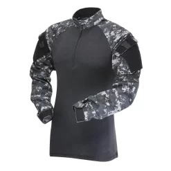 TRU-SPEC T.R.U. 1/4 Zip Combat Shirt Poly/Cotton Rip Stop. -We Bring Outdoor tactical gear shop to Life. SH102 DURB 1500 1 1