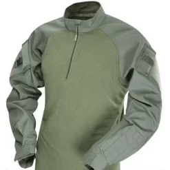 TRU-SPEC T.R.U. 1/4 Zip Combat Shirt Poly/Cotton Rip Stop. -We Bring Outdoor tactical gear shop to Life. SH102 OD 500 2