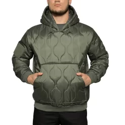Rothco Quilted Military Woobie Hoodie. -We Bring Outdoor tactical gear shop to Life. SH4532 OD 1500 2