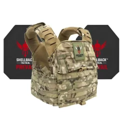 Shellback Tactical Banshee Elite 2.0 Active Shooter Kit With Level IV Model 4S17 Armor Plates.