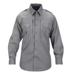Propper Men's Lightweight Tactical Long Sleeve Shirt F5312. -We Bring Outdoor tactical gear shop to Life. SR822 GREY 1500 1
