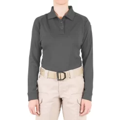 First Tactical Women's Long Sleeve Performance Polo. -We Bring Outdoor tactical gear shop to Life. SW2340 WOLF 1500 1