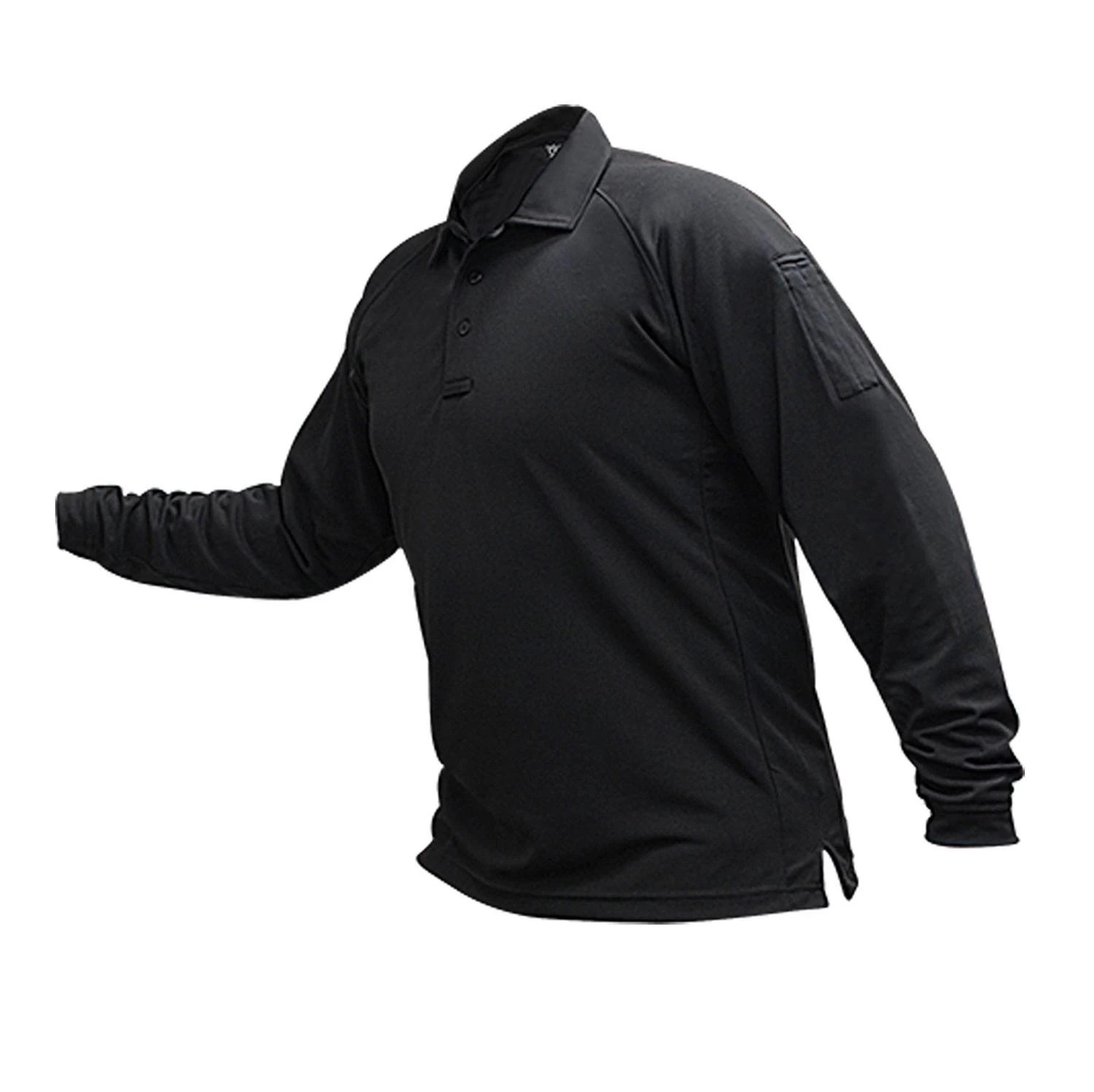 Vertx Coldblack Long Sleeve Polo. 2 Vertx Coldblack Long Sleeve Polo. - Image 2