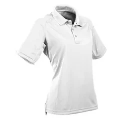 5.11 Tactical Women's Short Sleeve Performance Polo. -We Bring Outdoor tactical gear shop to Life. SW993 WHT 330 1