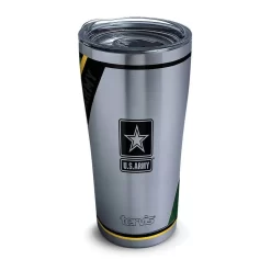 Tervis 20 Oz Stainless Steel Army Tumbler With Lid.