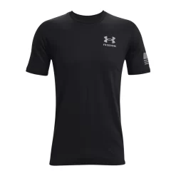 Under Armour Men's Freedom Flag T-Shirt. -We Bring Outdoor tactical gear shop to Life. TS2277 BLK STL 1500 1