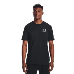 Under Armour Men's Freedom Flag T-Shirt. -We Bring Outdoor tactical gear shop to Life. TS2277 BLK STL 1500 4