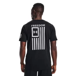 Under Armour Men's Freedom Flag T-Shirt. -We Bring Outdoor tactical gear shop to Life. TS2277 BLK WHT 1500 6
