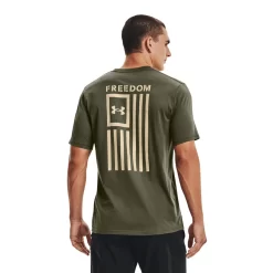 Under Armour Men's Freedom Flag T-Shirt. -We Bring Outdoor tactical gear shop to Life. TS2277 OD DES 1500 6