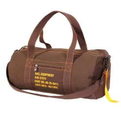 Rothco Canvas Equipment Bag. -We Bring Outdoor tactical gear shop to Life. USPT BG2166 BRN 1500 1
