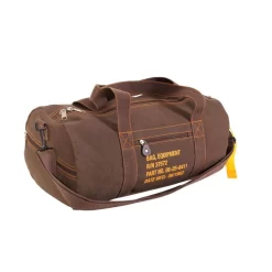 Rothco Canvas Equipment Bag. -We Bring Outdoor tactical gear shop to Life. USPT BG2166 BRN 1500 3