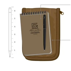 Rite In The Rain 4" X 6" Pocket Notebook Kit. -We Bring Outdoor tactical gear shop to Life. USPT BK1039 TAN 1500 5