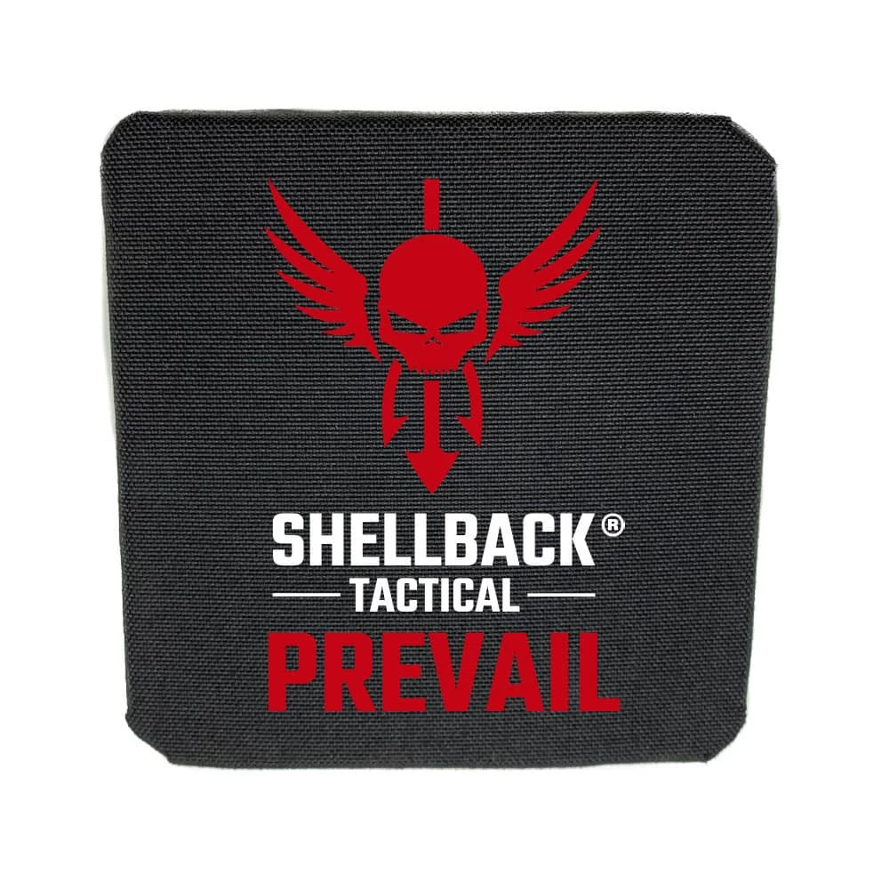 Shellback Tactical Prevail Series Level IV 6" X 6" Stand Alone Hard Armor Side Plate - Model 4S17. 1 Shellback Tactical Prevail Series Level IV 6" X 6" Stand Alone Hard Armor Side Plate - Model 4S17.