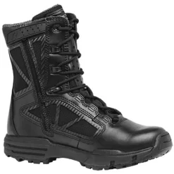 Tactical Research By Belleville Chrome 8" Waterproof Side Zip Composite Toe Boots.