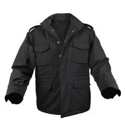 Rothco Soft Shell Tactical M 65 Field Jacket. -We Bring Outdoor tactical gear shop to Life. USPT JA1637 BLK 1500 1