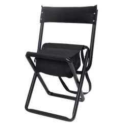 Rothco Deluxe Folding Stool With Pouch. -We Bring Outdoor tactical gear shop to Life. USPT MP1139 BLK 1500 1 1