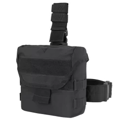 Condor Drop Leg Dump Pouch. -We Bring Outdoor tactical gear shop to Life. USPT NY558 BLK 1500 1 1