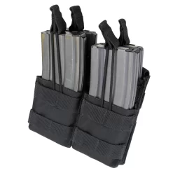 Condor Double Stacker M4 Mag Pouch. -We Bring Outdoor tactical gear shop to Life. USPT NY698 BLK 1500 1 1