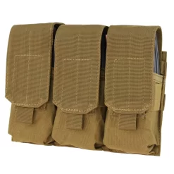 Condor Triple M4 Mag Pouch. -We Bring Outdoor tactical gear shop to Life. USPT TB172 COY 1500 1 1